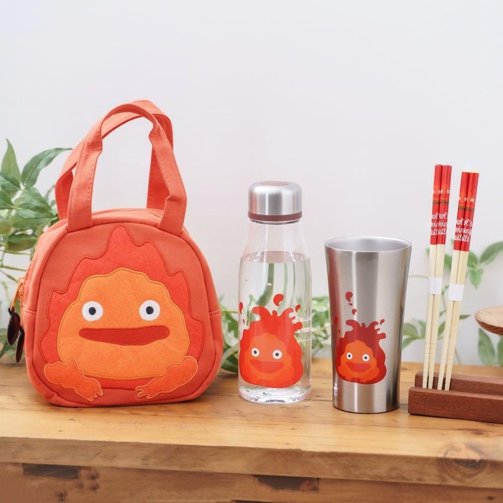 日本 卡西法兒童便當袋|可愛的火焰惡魔,宮崎駿 - 霍爾的移動城堡 - 富士通販