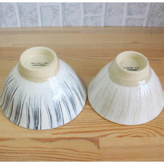 日本製 波佐見燒 粉引刷毛 餐碗|共兩色 - 富士通販