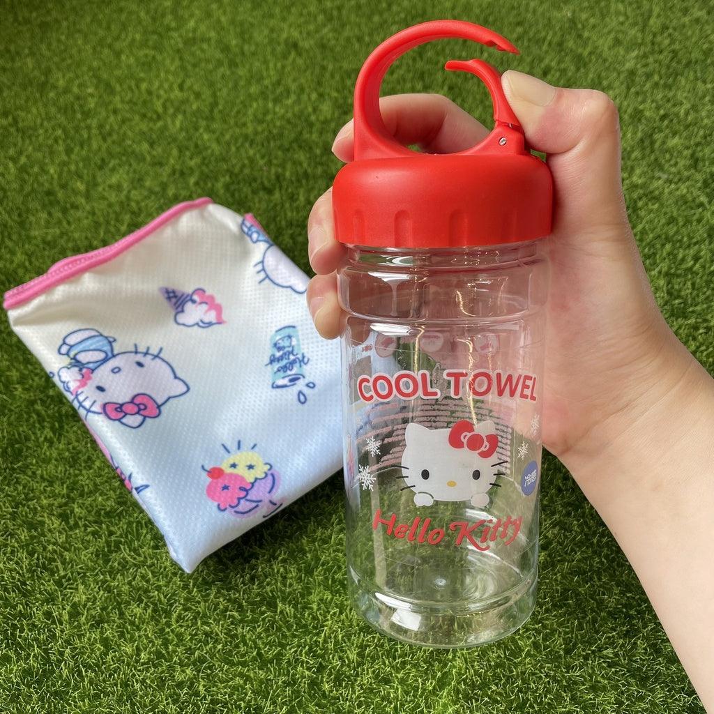 日本 三麗鷗 涼感毛巾 涼感巾|附收納罐 - 富士通販