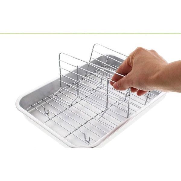 日本製 谷口金屬 可立式炸物瀝油盤 解凍盤 備料盤 - 富士通販