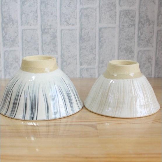 日本製 波佐見燒 粉引刷毛 餐碗|共兩色 - 富士通販