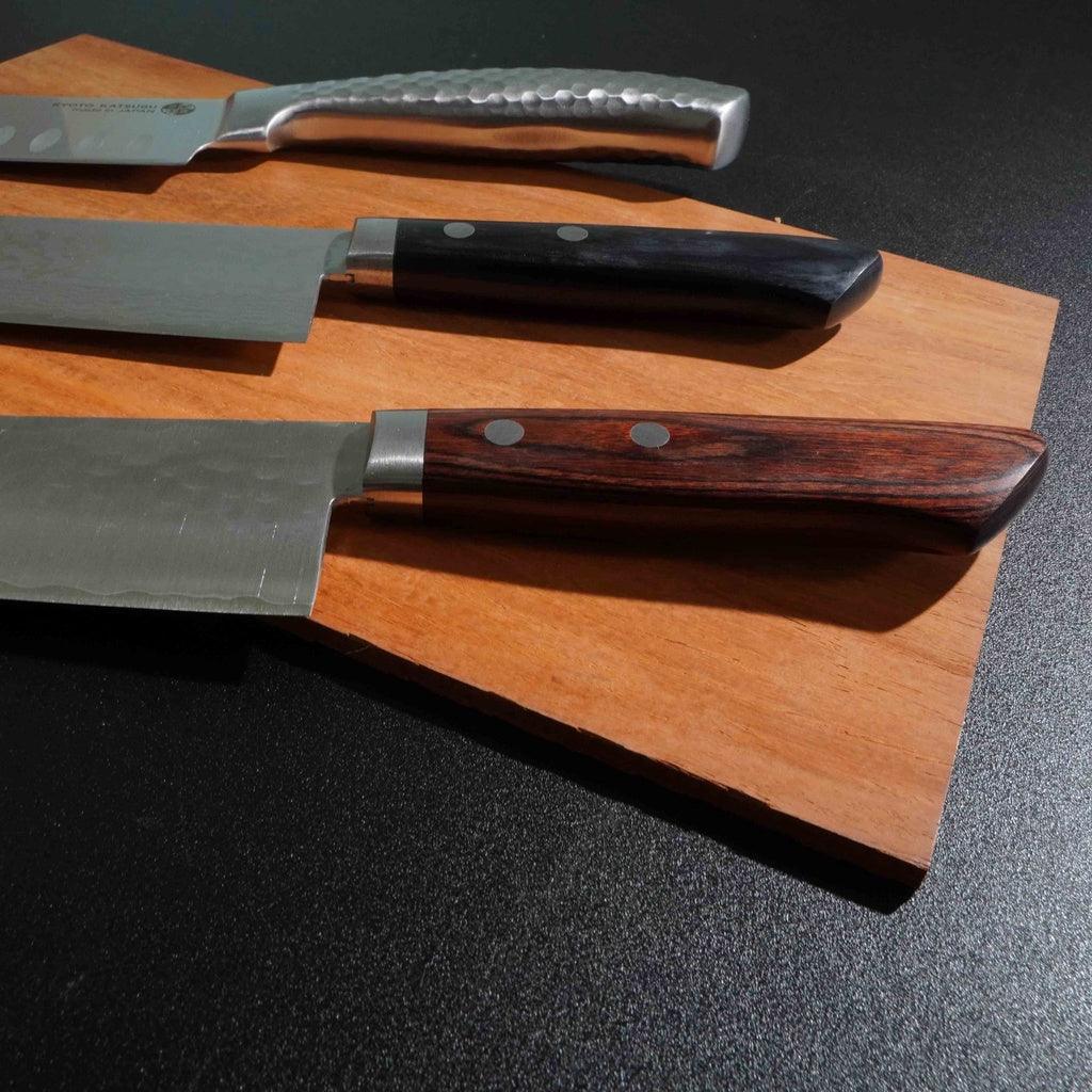 日本製 京都活具 三徳包丁|彩流 鎚目 全特種不鏽鋼 - 富士通販