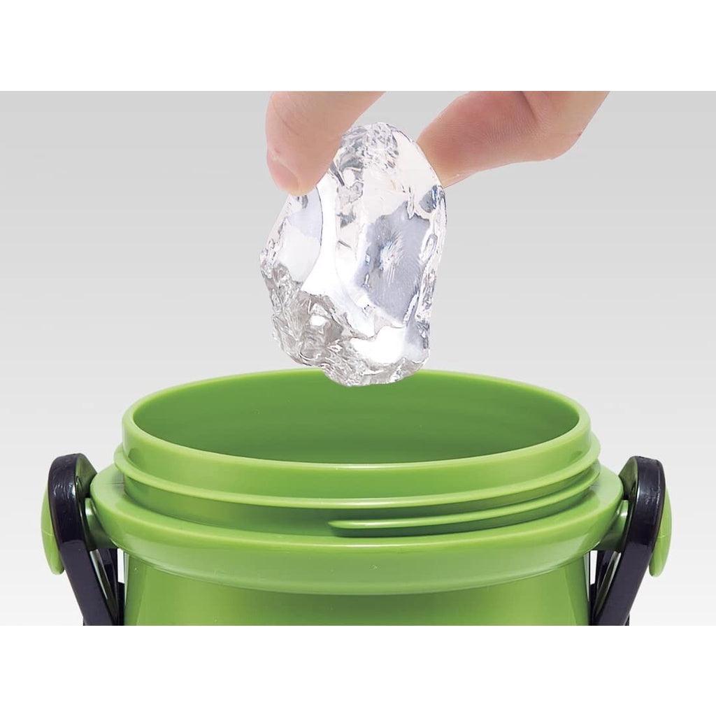 日本製 SKATER 麥塊兒童水壺|大容量 輕量 附背帶 - 富士通販