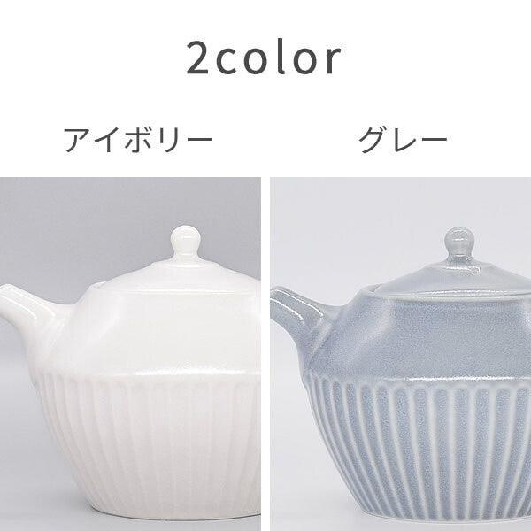 日本製 美濃燒 刻痕系列茶壺|共兩色 - 富士通販