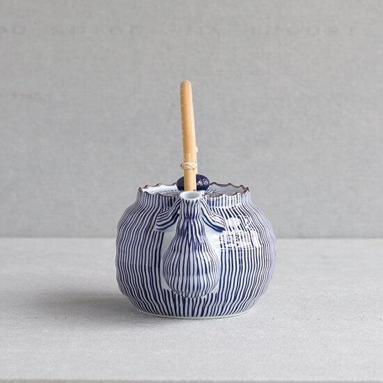 日本製 有田燒 藍色十草茶壺|陶瓷茶壺 花茶壺 茶具 - 富士通販