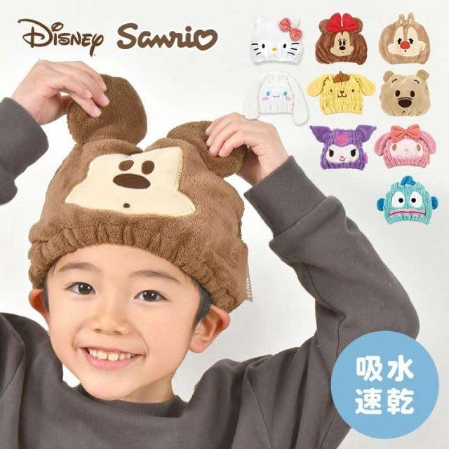 日本 Skater 兒童絨毛乾髮帽|吸水速乾 柔軟親膚 - 富士通販