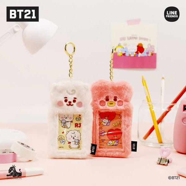 BT21 毛絨絨卡套|防彈少年 BTS 證件卡套 悠遊卡套 - 富士通販