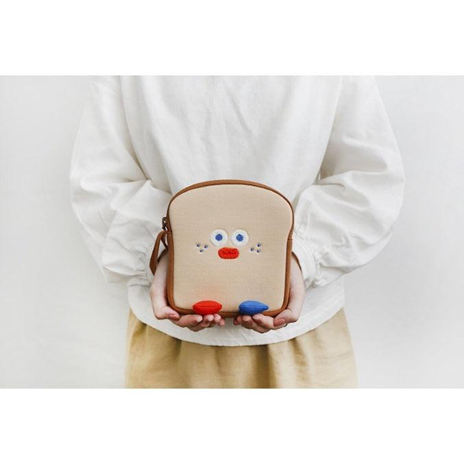 韓國 Romane 早午餐兄弟 吐司 收納包 收納袋 化妝包 - 富士通販