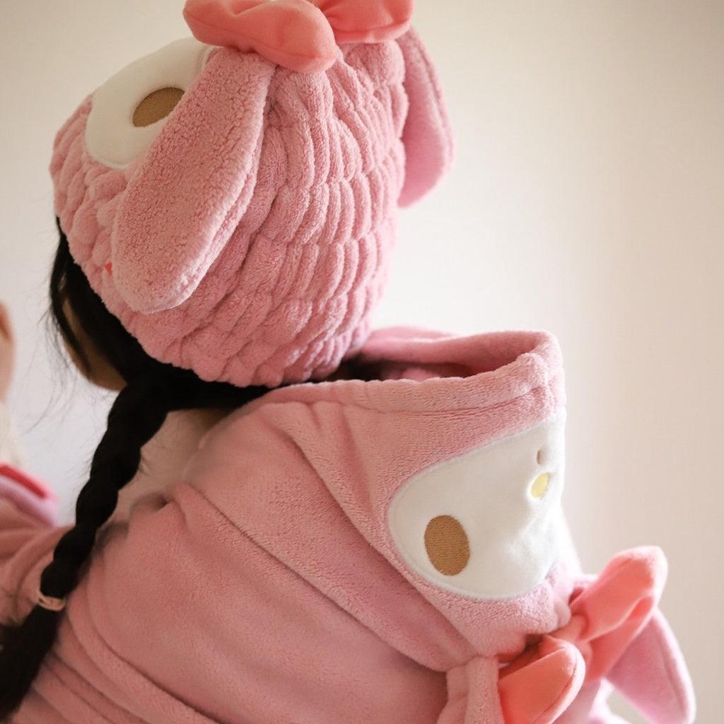 日本 Skater 兒童卡通連帽浴巾|日本熱銷 迪士尼 三麗鷗 - 富士通販