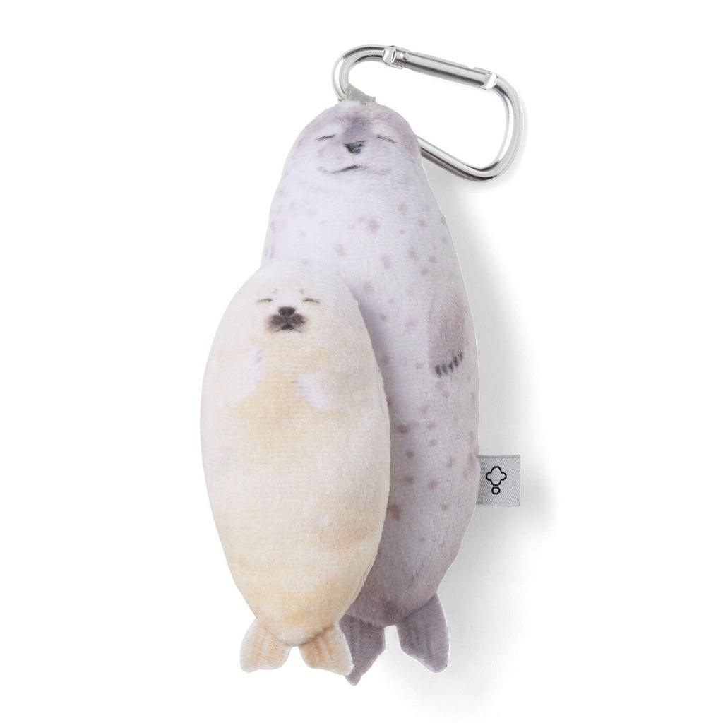 日本 You+More 動物母子 伸縮鑰匙包|海豹 企鵝 - 富士通販