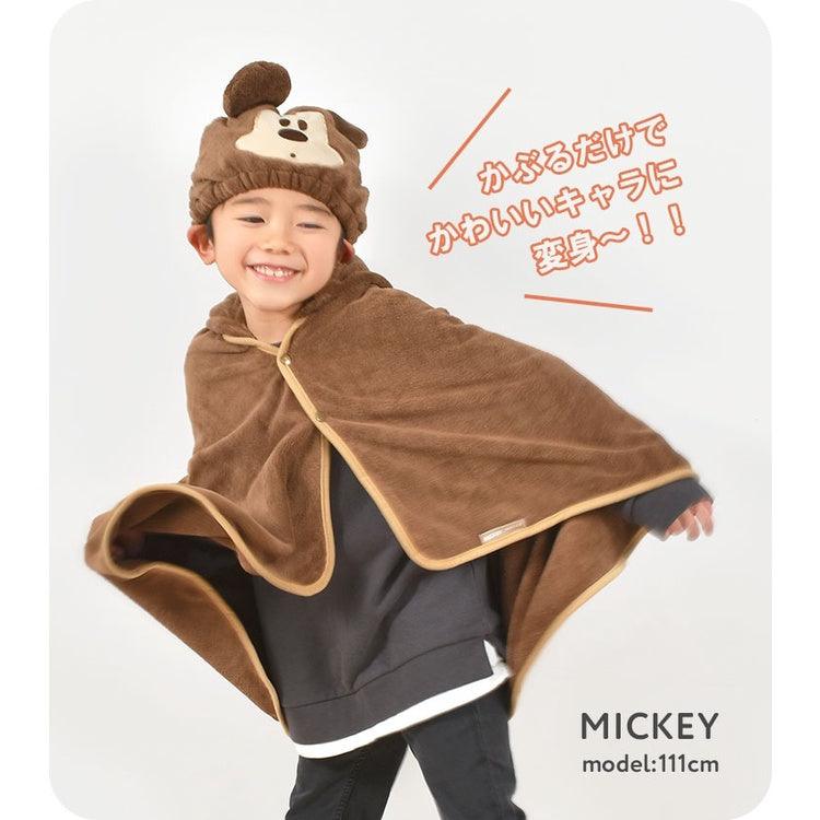 日本 Skater 兒童卡通連帽浴巾|日本熱銷 迪士尼 三麗鷗 - 富士通販