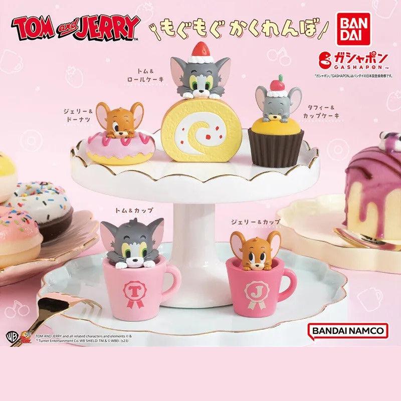 日本 湯姆貓與傑利鼠 嚼嚼躲貓貓公仔|扭蛋 轉蛋 蛋糕裝飾 - 富士通販