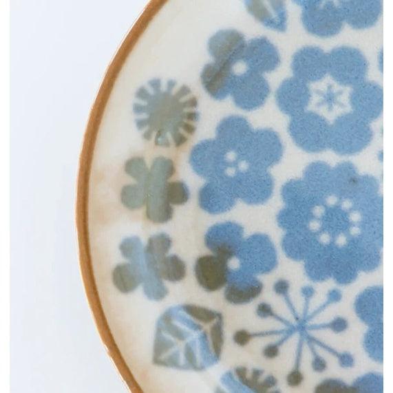 日本製 BISQUE 美濃燒 海鷗 花 陶瓷碗 |湯碗 飯碗 沙拉碗 - 富士通販