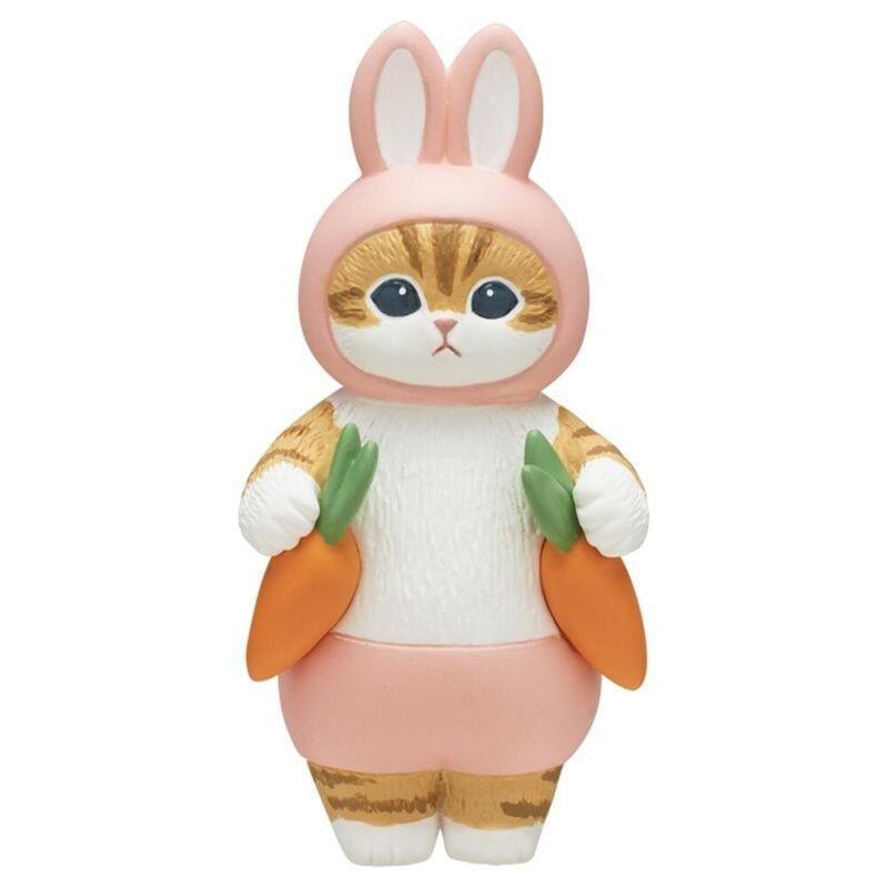 日本 貓福珊迪動物褲褲裝扮公仔 扭蛋|無尾熊 狐狸 粉紅兔 熊 小熊貓 - 富士通販