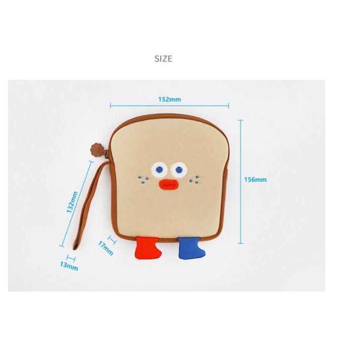 韓國 Romane 早午餐兄弟 吐司 收納包 收納袋 化妝包 - 富士通販