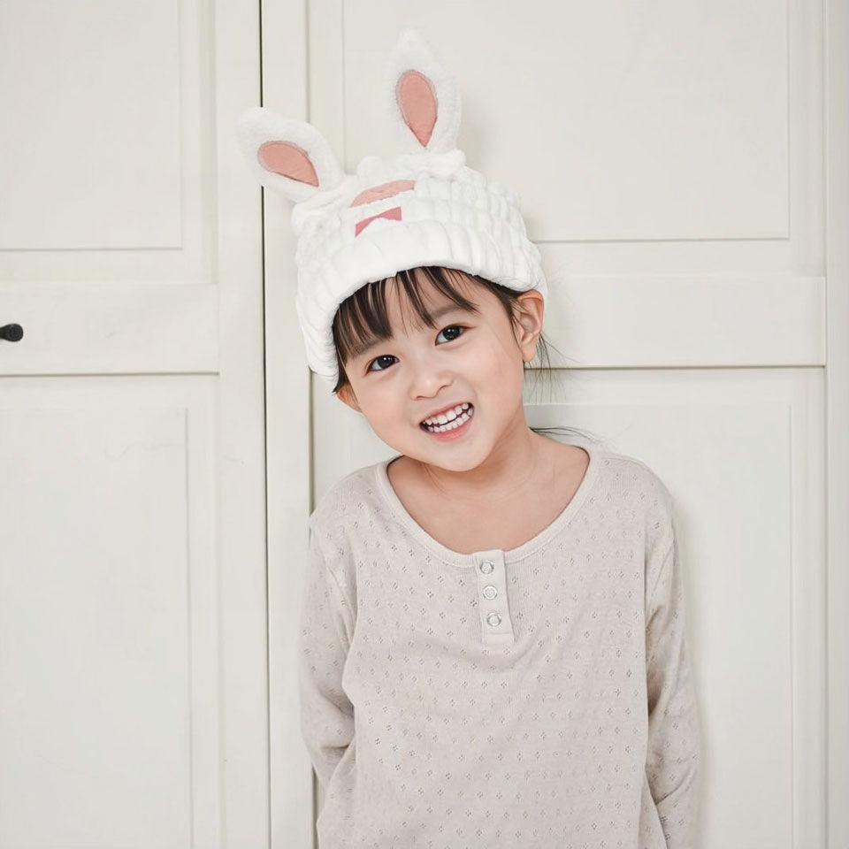 日本 Skater 兒童絨毛乾髮帽|吸水速乾 柔軟親膚 - 富士通販