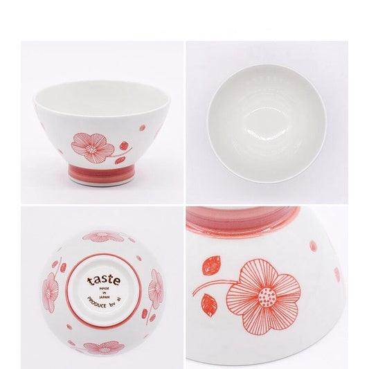 日本製 有田燒 手繪風 夫妻碗|餐碗 茶碗 飯碗 - 富士通販