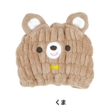 日本 Skater 兒童絨毛乾髮帽|吸水速乾 柔軟親膚 - 富士通販