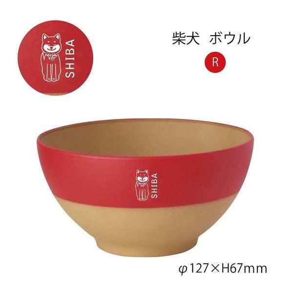 日本製 柴犬輕量露營碗|兒童餐碗 微波碗 飯碗 - 富士通販