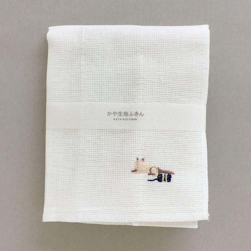 日本製 原田織物 八重紗精繡家事布|吸水 乾 透氣 輕柔 - 富士通販