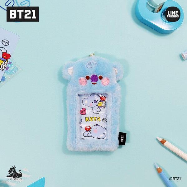 BT21 毛絨絨卡套|防彈少年 BTS 證件卡套 悠遊卡套 - 富士通販