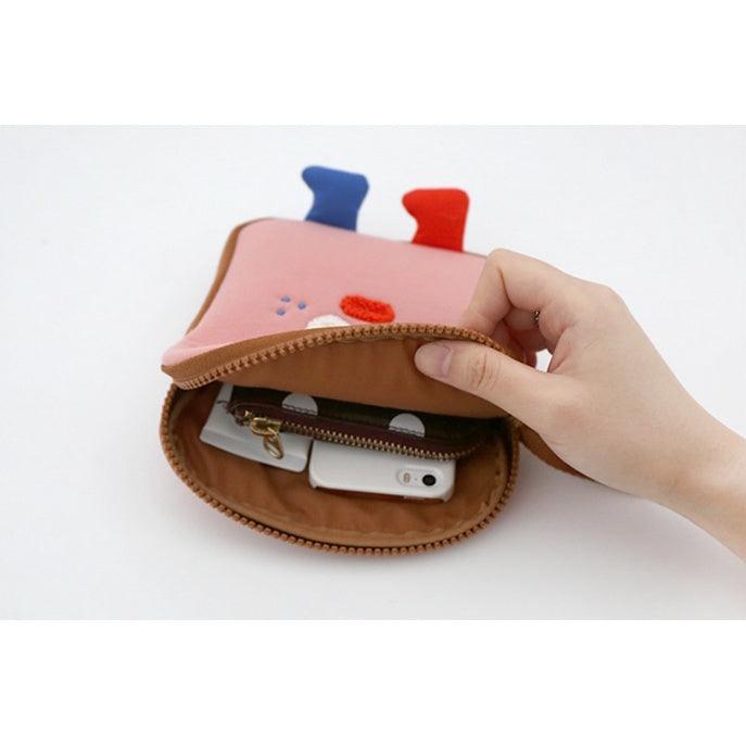 韓國 Romane 早午餐兄弟 吐司 收納包 收納袋 化妝包 - 富士通販