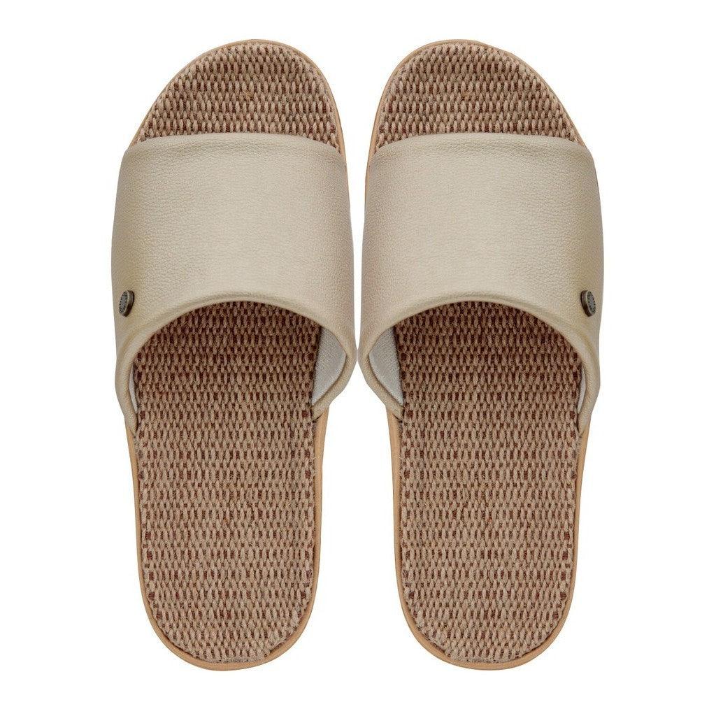 日本 CDF ètendue 室內拖鞋|黃麻 簡約 輕量 - 富士通販