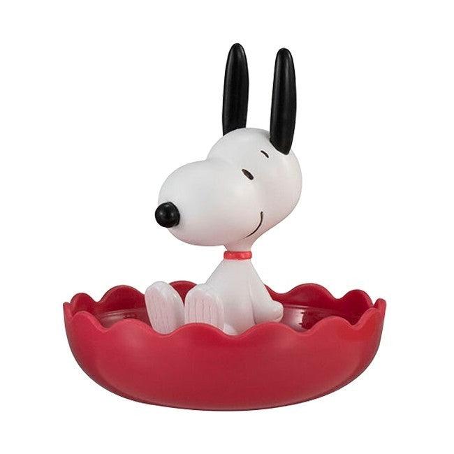 日本 BANDAI 史努比 扭蛋 飾品收納盒 全四種|史努比 歐拉夫 糊塗塌客 查理布朗 - 富士通販