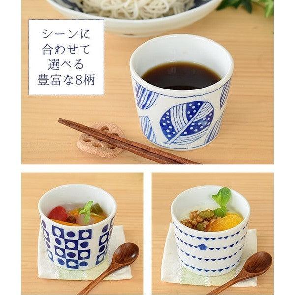 日本製 美濃燒 陶瓷豬口杯|茶碗蒸杯 蕎麥麵杯 布丁杯 茶杯 - 富士通販