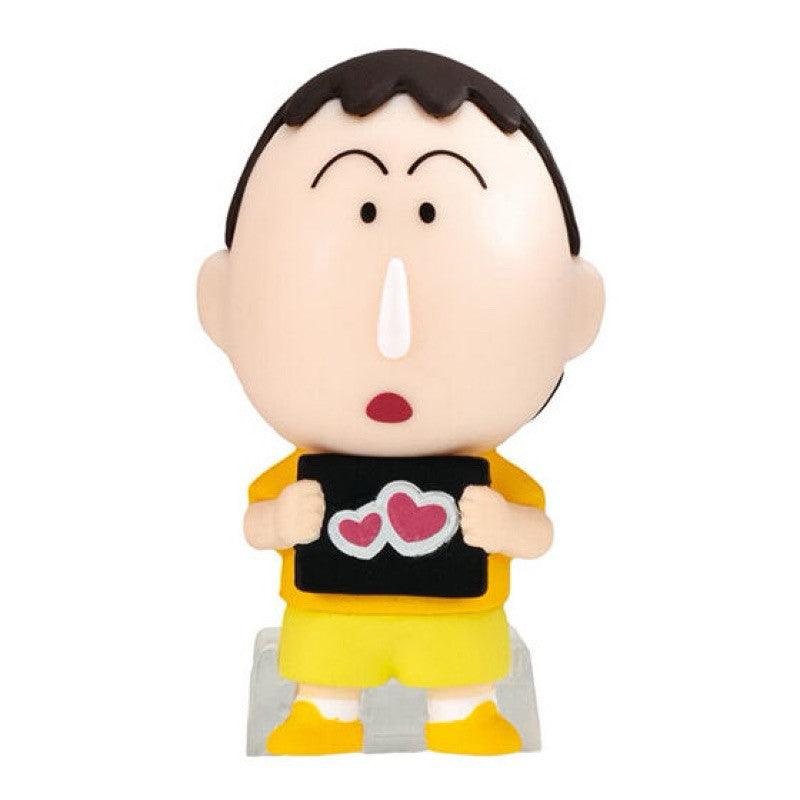 日本 BANDAI 萬代 蠟筆小新 扭蛋 應援公仔 全五種|蠟筆小新 阿呆 風間 妮妮 - 富士通販