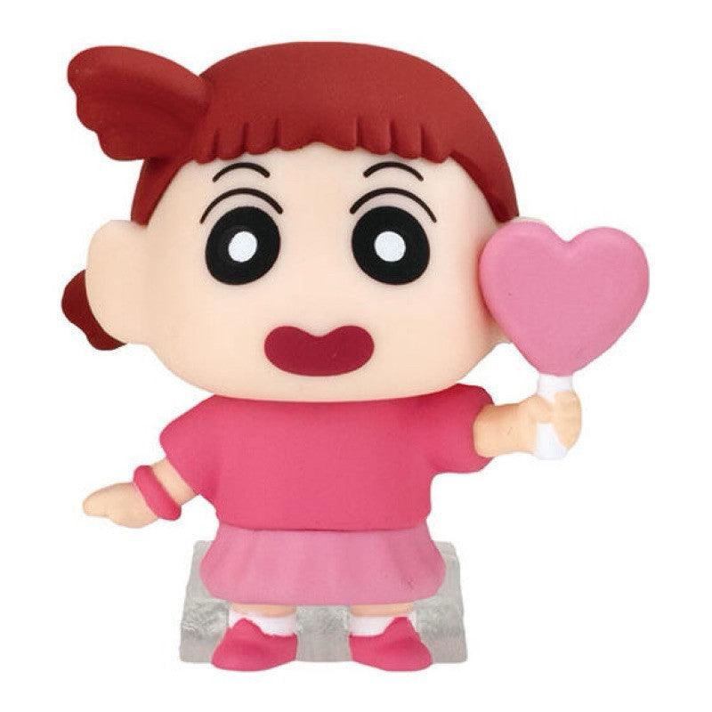 日本 BANDAI 萬代 蠟筆小新 扭蛋 應援公仔 全五種|蠟筆小新 阿呆 風間 妮妮 - 富士通販