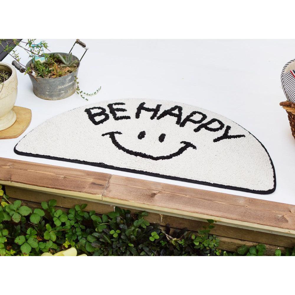 日本 TOMO 半圓笑臉地墊|廚房地墊 浴廁地墊 玄關地墊 - 富士通販