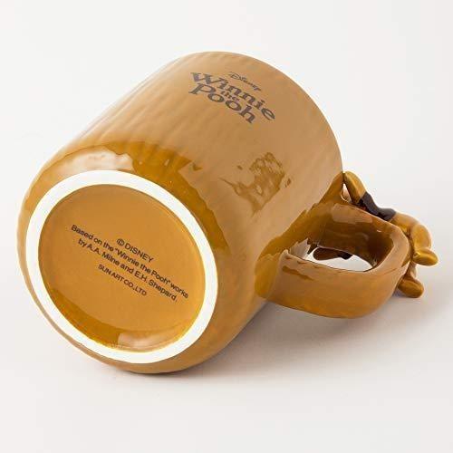 日本 迪士尼 小熊維尼 樹幹款 杯緣子馬克杯 260cc|咖啡杯 水杯 - 富士通販