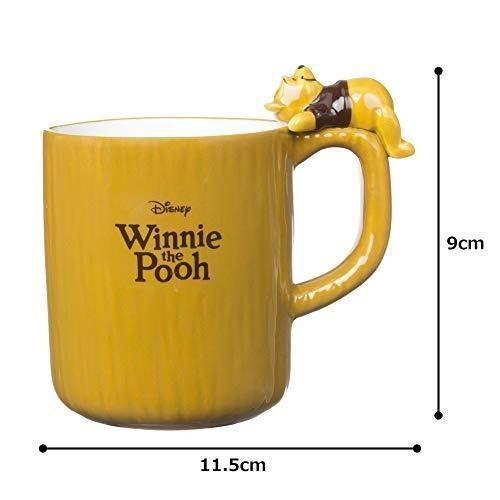 日本 迪士尼 小熊維尼 樹幹款 杯緣子馬克杯 260cc|咖啡杯 水杯 - 富士通販