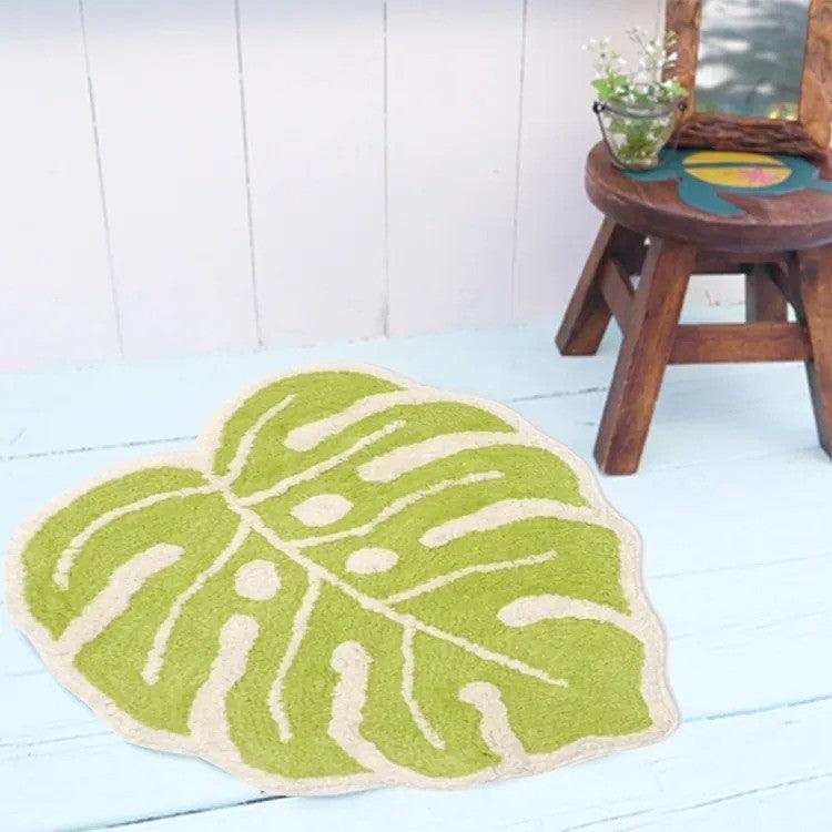 日本 TOMO 龜背芋地墊|居家綠化 植栽擺飾 - 富士通販