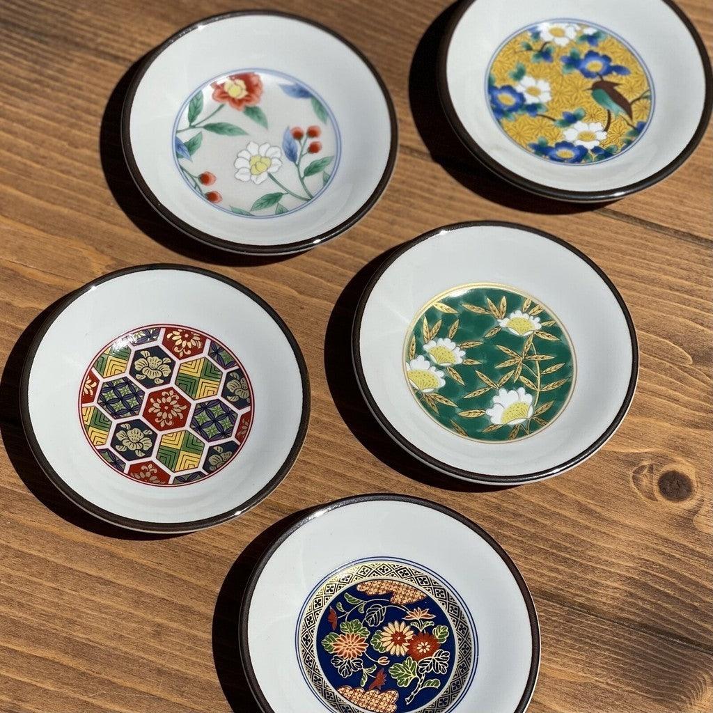 日本製 吾山窯 錦 丸邊 小碟|共五款 - 富士通販