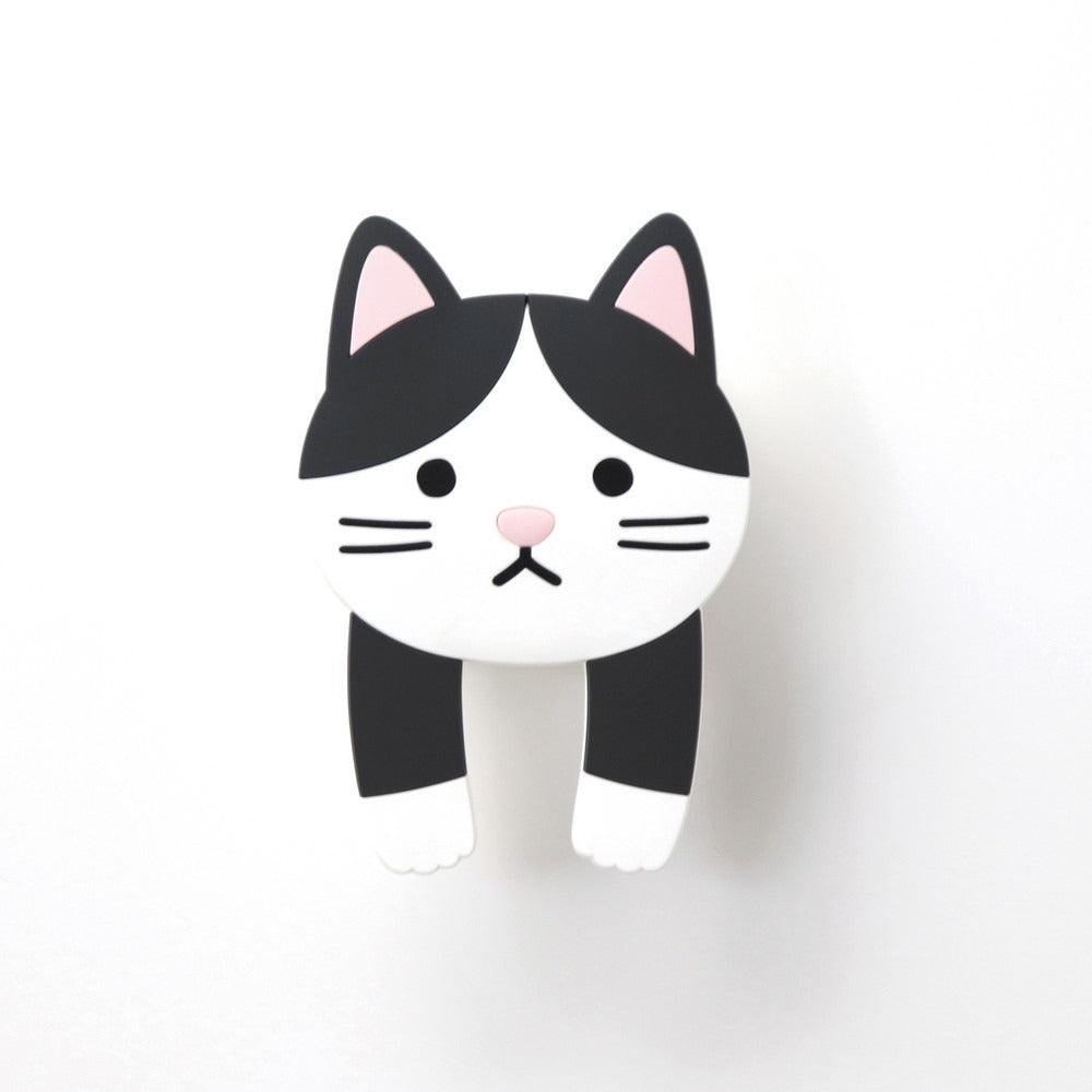 可愛動物吸著式無痕掛勾|收納 省空間 不留痕跡 - 富士通販