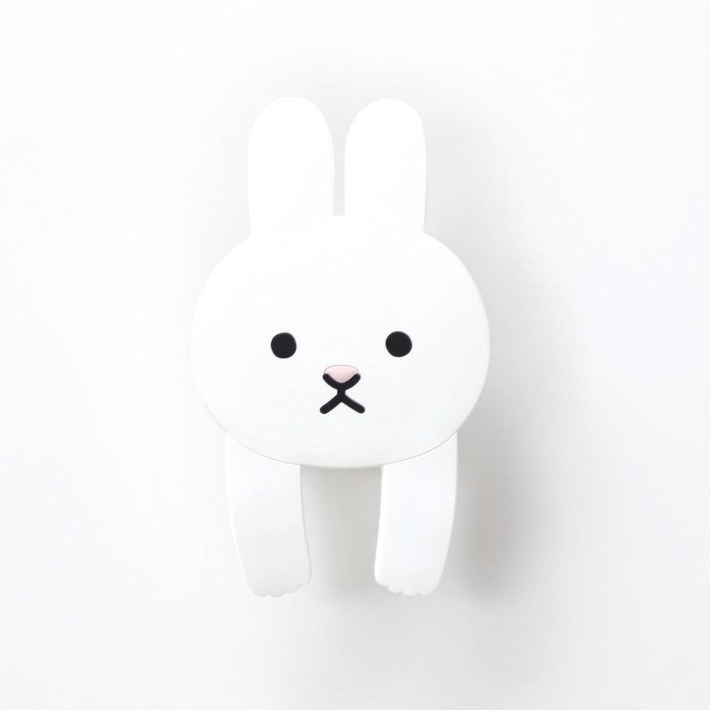 可愛動物吸著式無痕掛勾|收納 省空間 不留痕跡 - 富士通販