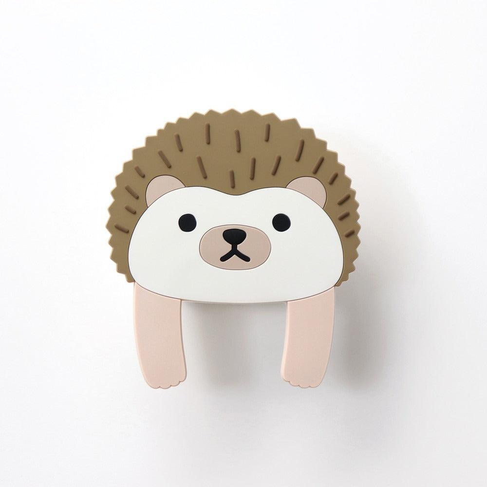 可愛動物吸著式無痕掛勾|收納 省空間 不留痕跡 - 富士通販