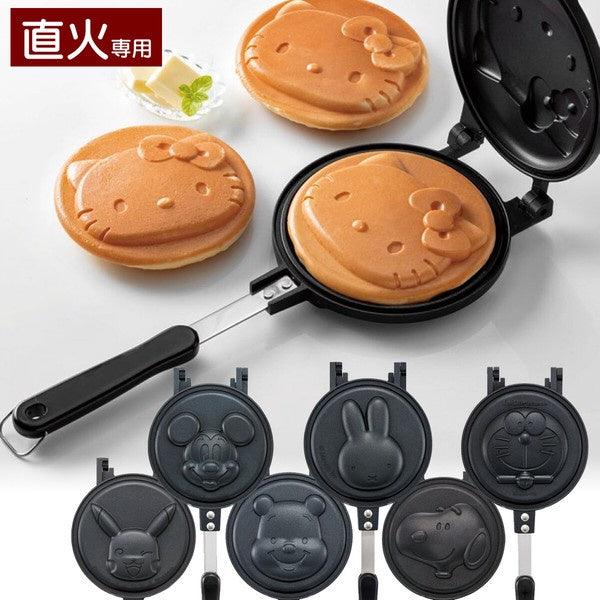 日本 Skater 鬆餅烤盤 煎蛋鍋|皮卡丘 米菲兔 史努比 米奇 哆啦a夢 維尼 kitty - 富士通販
