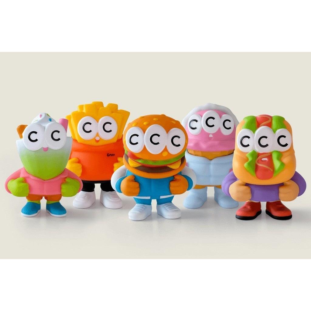 SUKOTA DINER軟膠公仔|漢堡 薯條 奶昔 熱狗 冰淇淋 扭蛋 - 富士通販