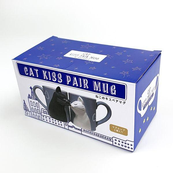 日本 sunart 貓咪親親對杯|馬克杯 咖啡杯 - 富士通販