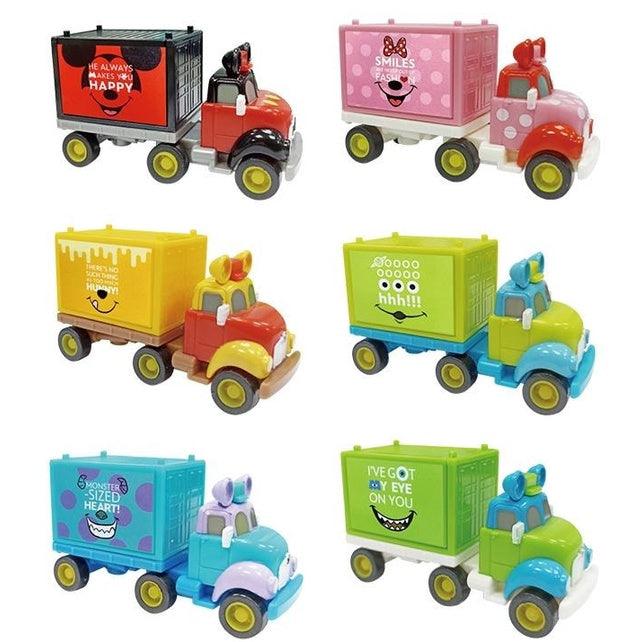 日本 T-ARTS 迪士尼100週年夢幻大卡車 扭蛋|米奇 米妮 三眼怪 大眼仔 毛怪 維尼 - 富士通販