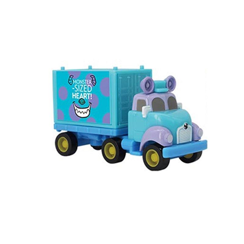 日本 T-ARTS 迪士尼100週年夢幻大卡車 扭蛋|米奇 米妮 三眼怪 大眼仔 毛怪 維尼 - 富士通販