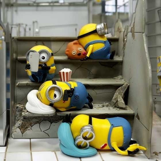 日本 T-ARTS 小小兵放鬆公仔 扭蛋|BOB 史都華 凱文 - 富士通販