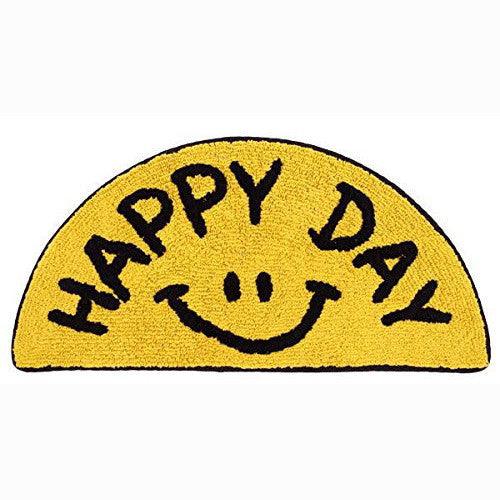 日本 TOMO 半圓笑臉地墊|廚房地墊 浴廁地墊 玄關地墊 - 富士通販