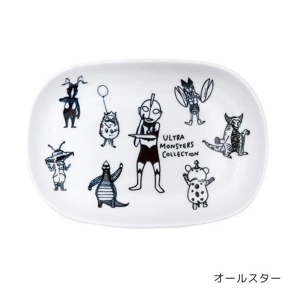 日本製 ULTRAMAN 奧特曼 造型陶瓷餐具|餐碗 橢圓盤 - 富士通販