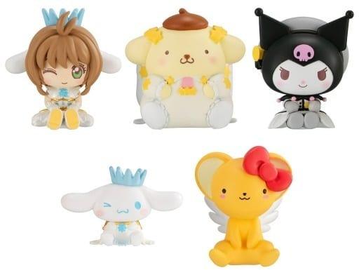 日本 庫洛魔法使x三麗鷗P2 坐姿公仔|小櫻 庫洛米 小可 布丁狗 大耳狗 三麗鷗扭蛋 - 富士通販