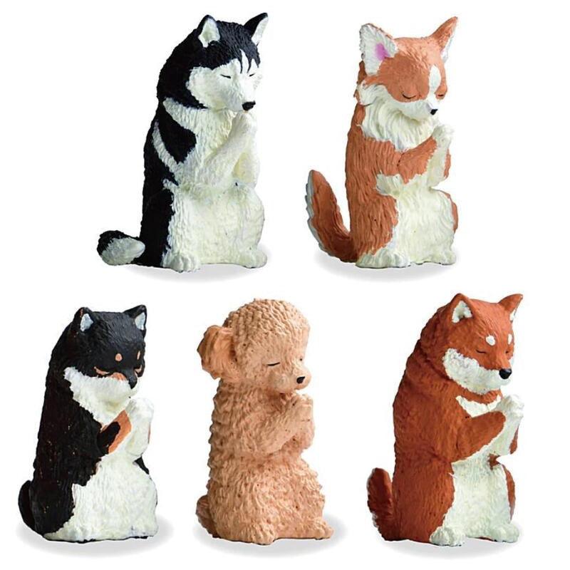 日本 YELL 合掌祈福動物匠 犬篇 其之貳|柴犬 哈士奇 貴賓狗 吉娃娃 扭蛋 公仔 - 富士通販