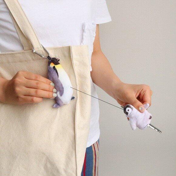 日本 You+More 動物母子 伸縮鑰匙包|海豹 企鵝 - 富士通販